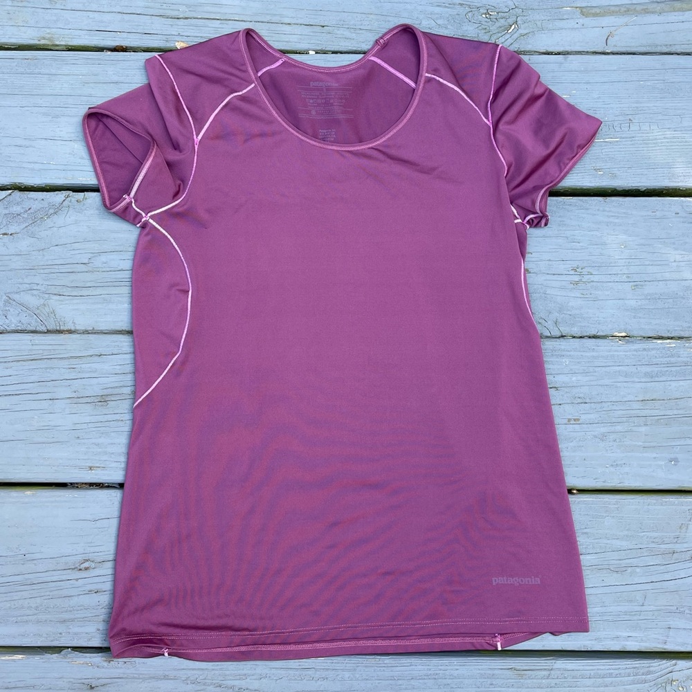 WS - Patagonia Capilene Purple Baselayer T-Shirt